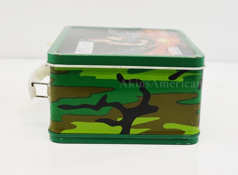 Rambo Lunch Box by Thermos/1985 Rambo Red Plastic Lunch Box